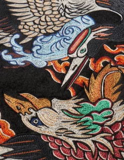 Kimonos*Maharishi 4533 Duality Stadium Kimono Black