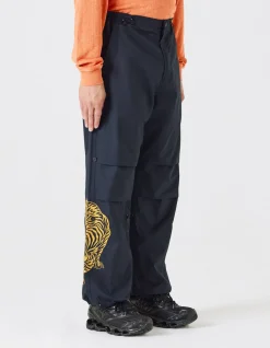 Original Snopants*Maharishi 4282 Duelling Tigers Embroidered Loose Snopants® Navy