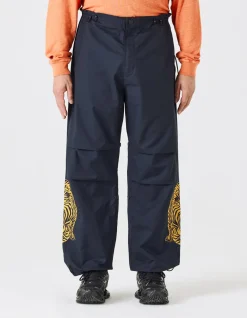 Original Snopants*Maharishi 4282 Duelling Tigers Embroidered Loose Snopants® Navy