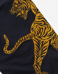 Original Snopants*Maharishi 4282 Duelling Tigers Embroidered Loose Snopants® Navy