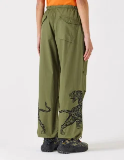 Original Snopants*Maharishi 4282 Duelling Tigers Embroidered Loose Snopants® Olive Og-107F