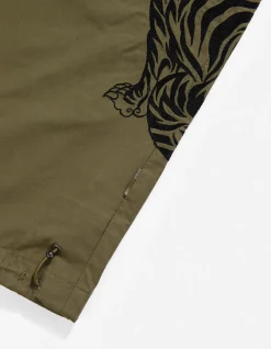 Original Snopants*Maharishi 4282 Duelling Tigers Embroidered Loose Snopants® Olive Og-107F