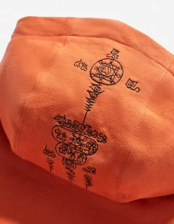 Hooded Sweats*Maharishi 4280 Duelling Tigers Embroidered Hooded Sweat Rust