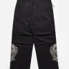 Original Snopants*Maharishi 4282 Duelling Tigers Embroidered Loose Snopants® Black