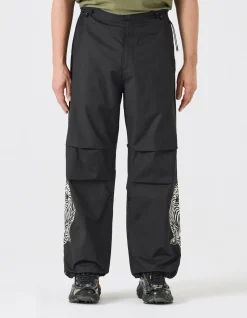 Original Snopants*Maharishi 4282 Duelling Tigers Embroidered Loose Snopants® Black