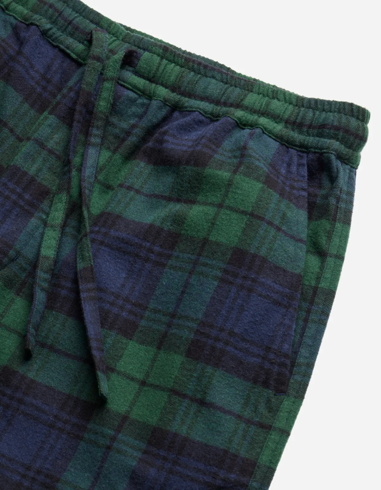 Track Pants*Maharishi 4613 Flannel Track Pants · Loose Fit Black