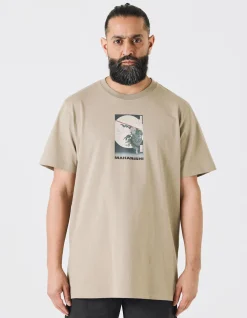 Short Sleeve T-Shirts*Maharishi 1008 Hare U0026 Monkey T-Shirt Silver Sage