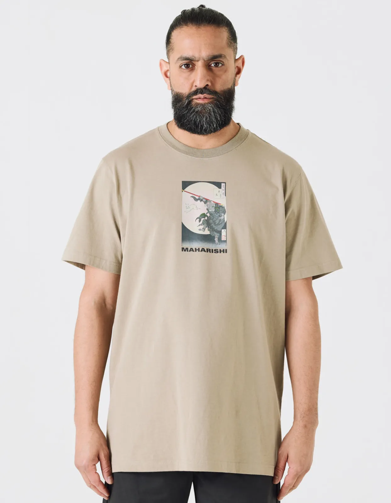 Short Sleeve T-Shirts*Maharishi 1008 Hare U0026 Monkey T-Shirt Silver Sage