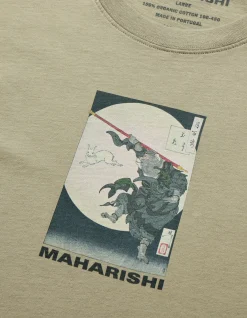 Short Sleeve T-Shirts*Maharishi 1008 Hare U0026 Monkey T-Shirt Silver Sage