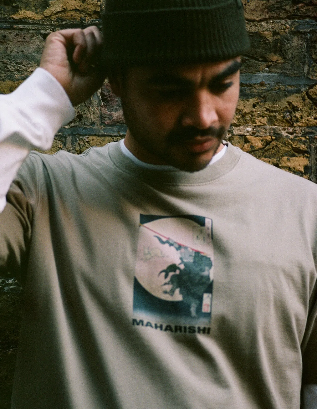 Short Sleeve T-Shirts*Maharishi 1008 Hare U0026 Monkey T-Shirt Silver Sage