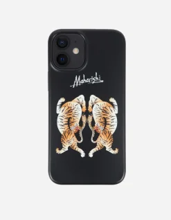 Lifestyle*Maharishi 9383 Heart Of Tigers Iphone 12/12 Pro Case · In-Mold Silicone Black