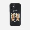 Lifestyle*Maharishi 9382 Heart Of Tigers Iphone 12 Mini Case · In-Mold Silicone Black