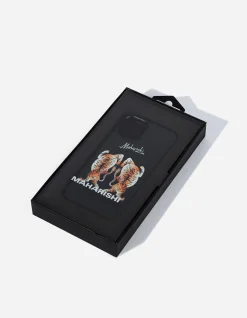 Lifestyle*Maharishi 9382 Heart Of Tigers Iphone 12 Mini Case · In-Mold Silicone Black