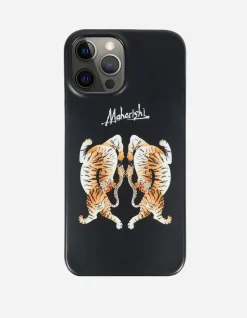Lifestyle*Maharishi 9384 Heart Of Tigers Iphone 12 Pro Max Case · In-Mold Silicone Black
