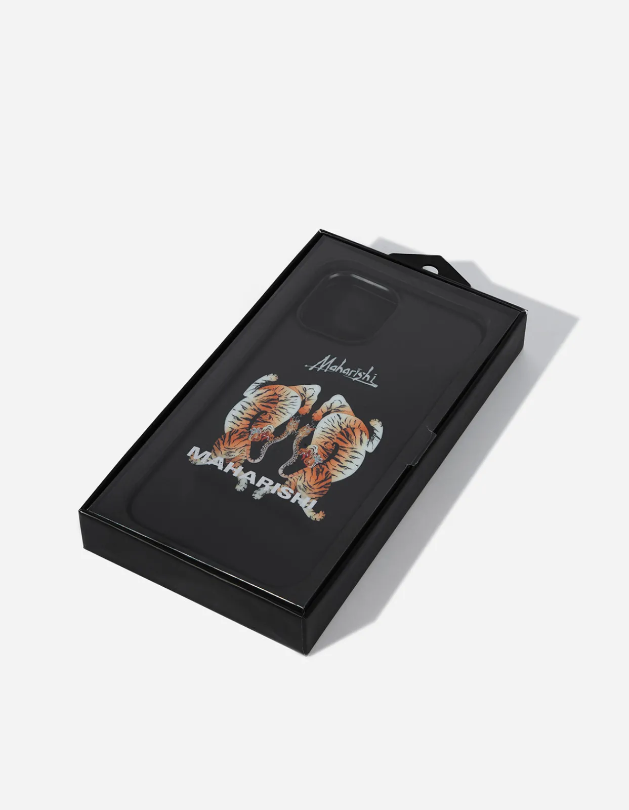 Lifestyle*Maharishi 9384 Heart Of Tigers Iphone 12 Pro Max Case · In-Mold Silicone Black