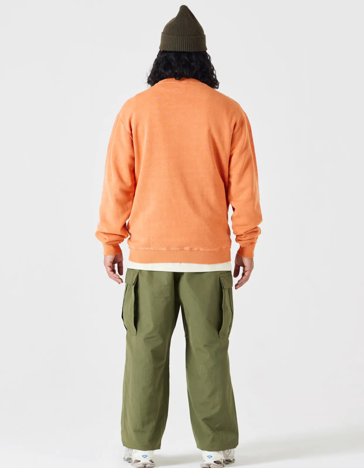 Crew Sweats*Maharishi 8011 Hemp Organic Crew Sweat Rust