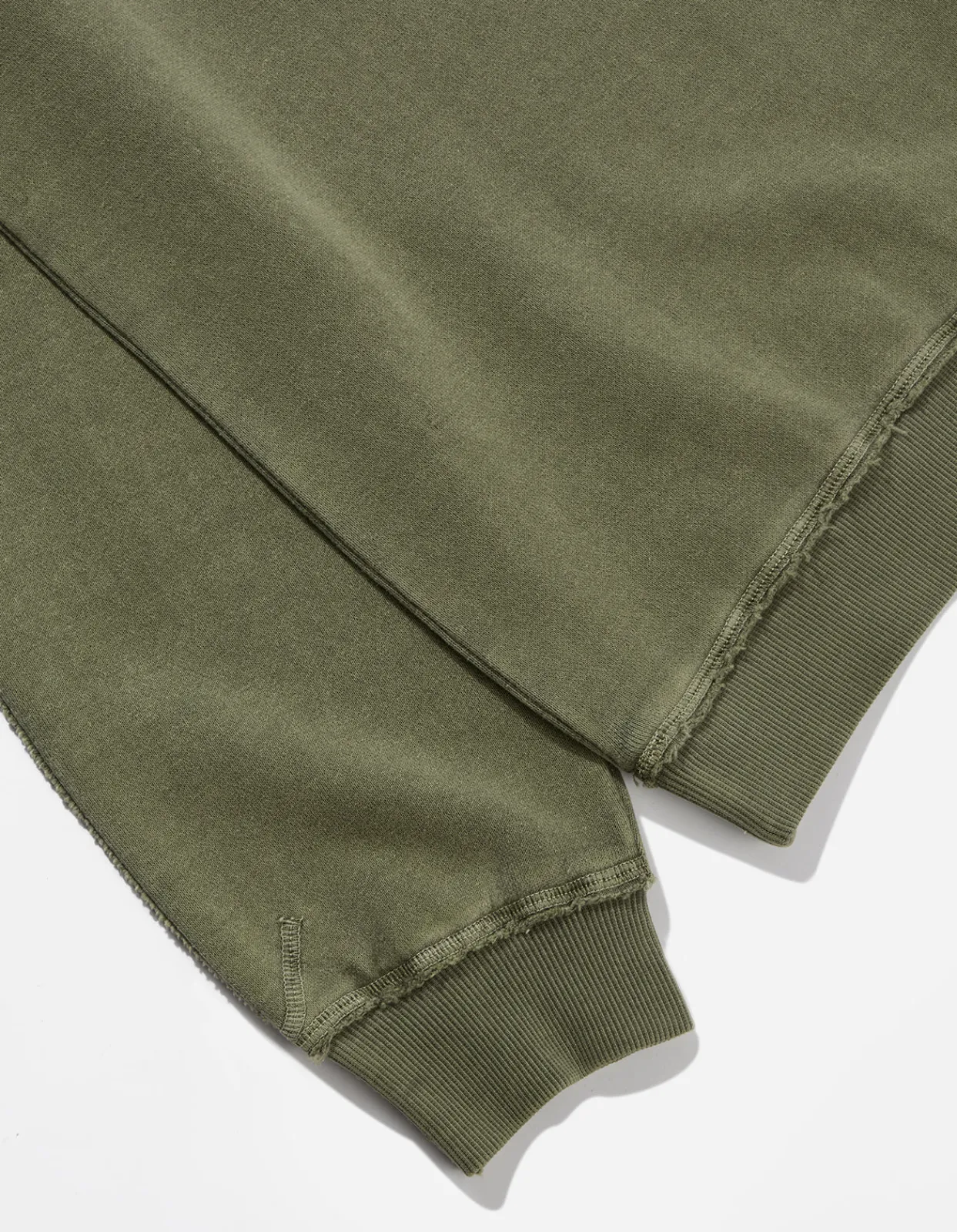 Crew Sweats*Maharishi 8011 Hemp Organic Crew Sweat Olive Og-107F