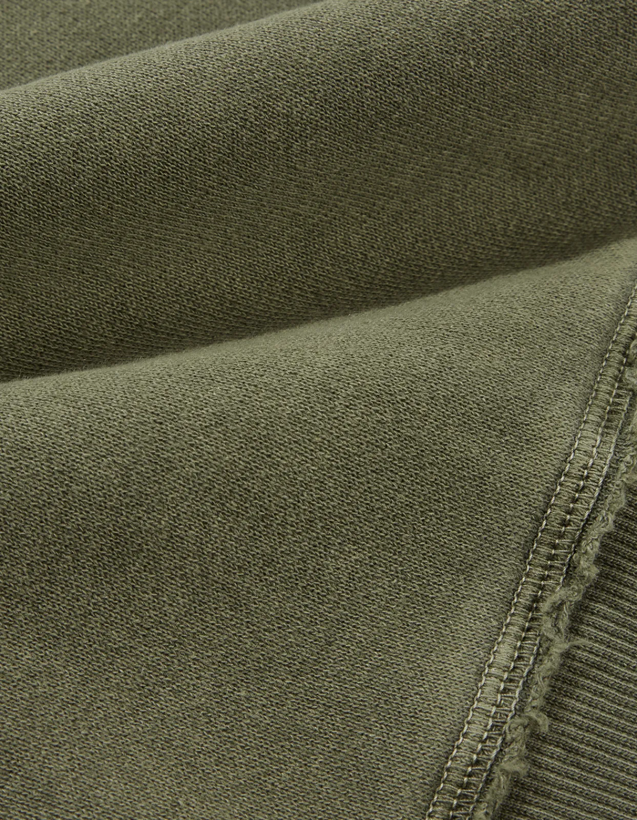 Crew Sweats*Maharishi 8011 Hemp Organic Crew Sweat Olive Og-107F