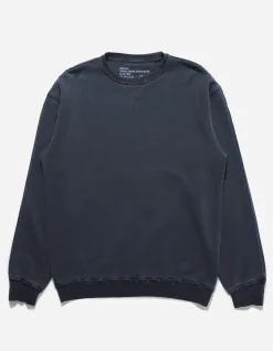 Crew Sweats*Maharishi 8011 Hemp Organic Crew Sweat Navy