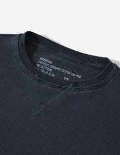 Crew Sweats*Maharishi 8011 Hemp Organic Crew Sweat Navy