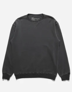 Crew Sweats*Maharishi 8011 Hemp Organic Crew Sweat Black