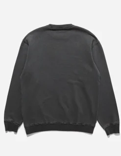Crew Sweats*Maharishi 8011 Hemp Organic Crew Sweat Black