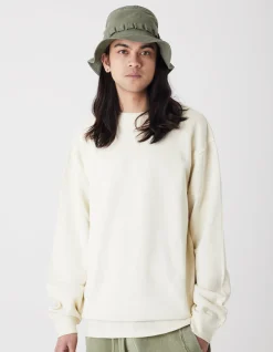 Crew Sweats*Maharishi 8011 Hemp Organic Crew Sweat · Hemp/Organic Cotton Sweat 480 Ecru