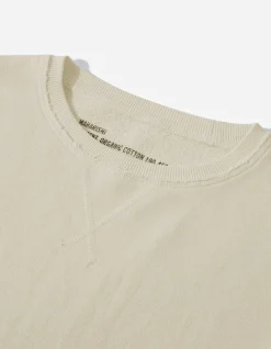 Crew Sweats*Maharishi 8011 Hemp Organic Crew Sweat · Hemp/Organic Cotton Sweat 480 Ecru