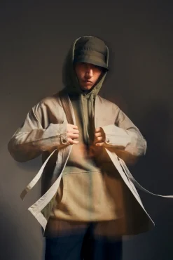 Hooded Sweats*Maharishi 4146 Hemp Organic Hooded Sweat Olive Og-107F