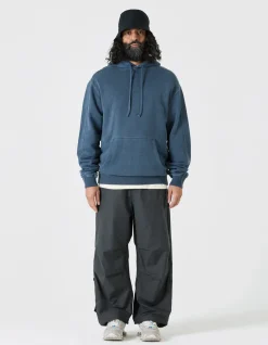 Hooded Sweats*Maharishi 4146 Hemp Organic Hooded Sweat Navy