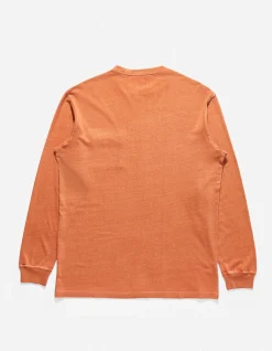 Long Sleeve T-Shirts*Maharishi 8010 Hemp Organic L/S Pocket T-Shirt Rust