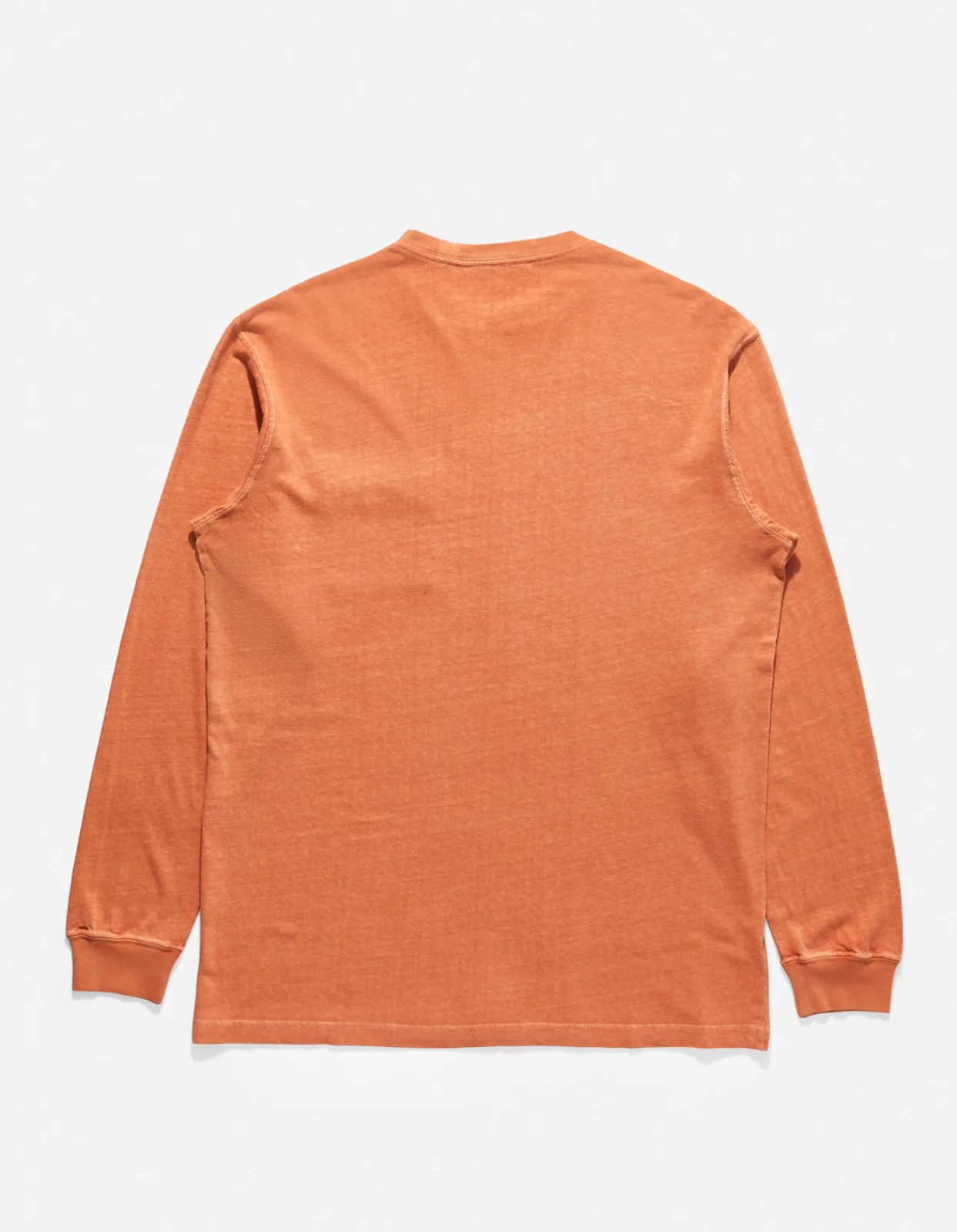 Long Sleeve T-Shirts*Maharishi 8010 Hemp Organic L/S Pocket T-Shirt Rust