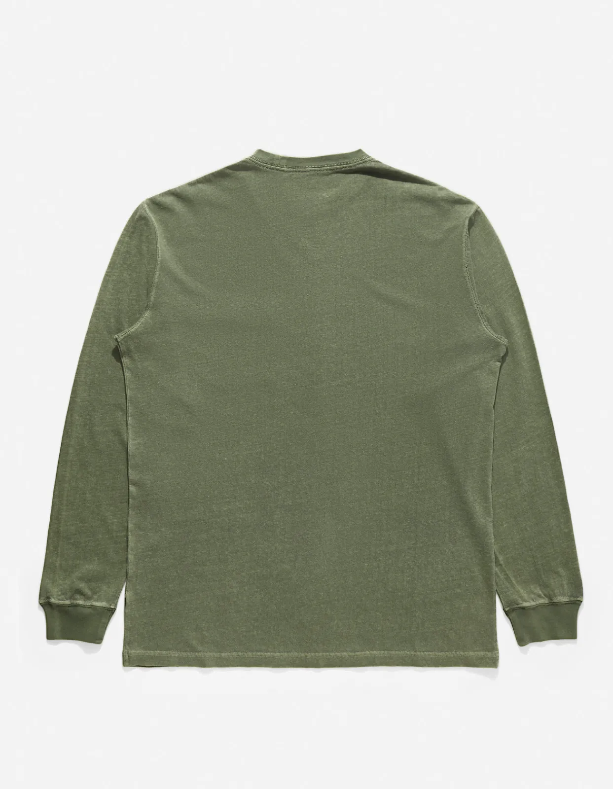 Long Sleeve T-Shirts*Maharishi 8010 Hemp Organic L/S Pocket T-Shirt Olive Og-107F