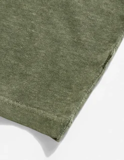 Long Sleeve T-Shirts*Maharishi 8010 Hemp Organic L/S Pocket T-Shirt Olive Og-107F
