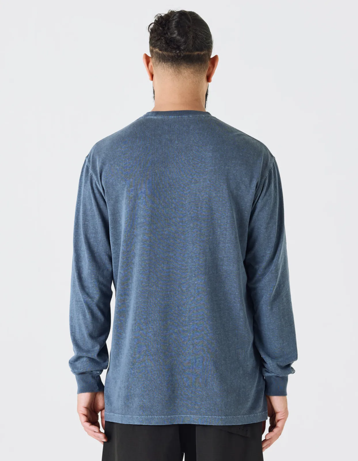 Long Sleeve T-Shirts*Maharishi 8010 Hemp Organic L/S Pocket T-Shirt Navy