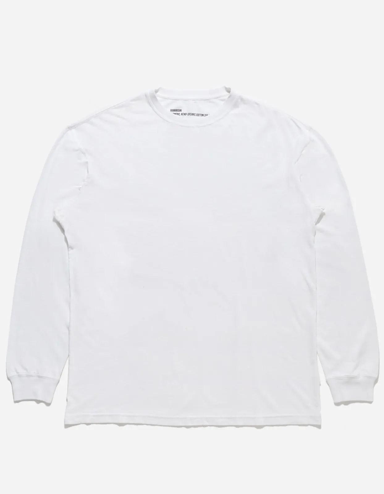 Long Sleeve T-Shirts*Maharishi 4030 Hemp Organic L/S T-Shirt White