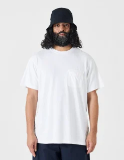 Short Sleeve T-Shirts*Maharishi 7021 Hemp Organic Pocket T-Shirt White