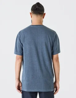Short Sleeve T-Shirts*Maharishi 7021 Hemp Organic Pocket T-Shirt Navy