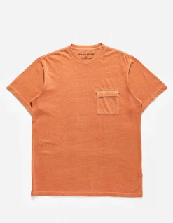 Short Sleeve T-Shirts*Maharishi 7021 Hemp Organic Pocket T-Shirt Rust
