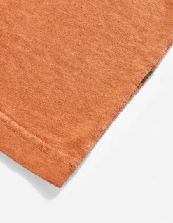 Short Sleeve T-Shirts*Maharishi 7021 Hemp Organic Pocket T-Shirt Rust
