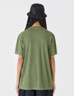 Short Sleeve T-Shirts*Maharishi 7021 Hemp Organic Pocket T-Shirt Olive Og-107F