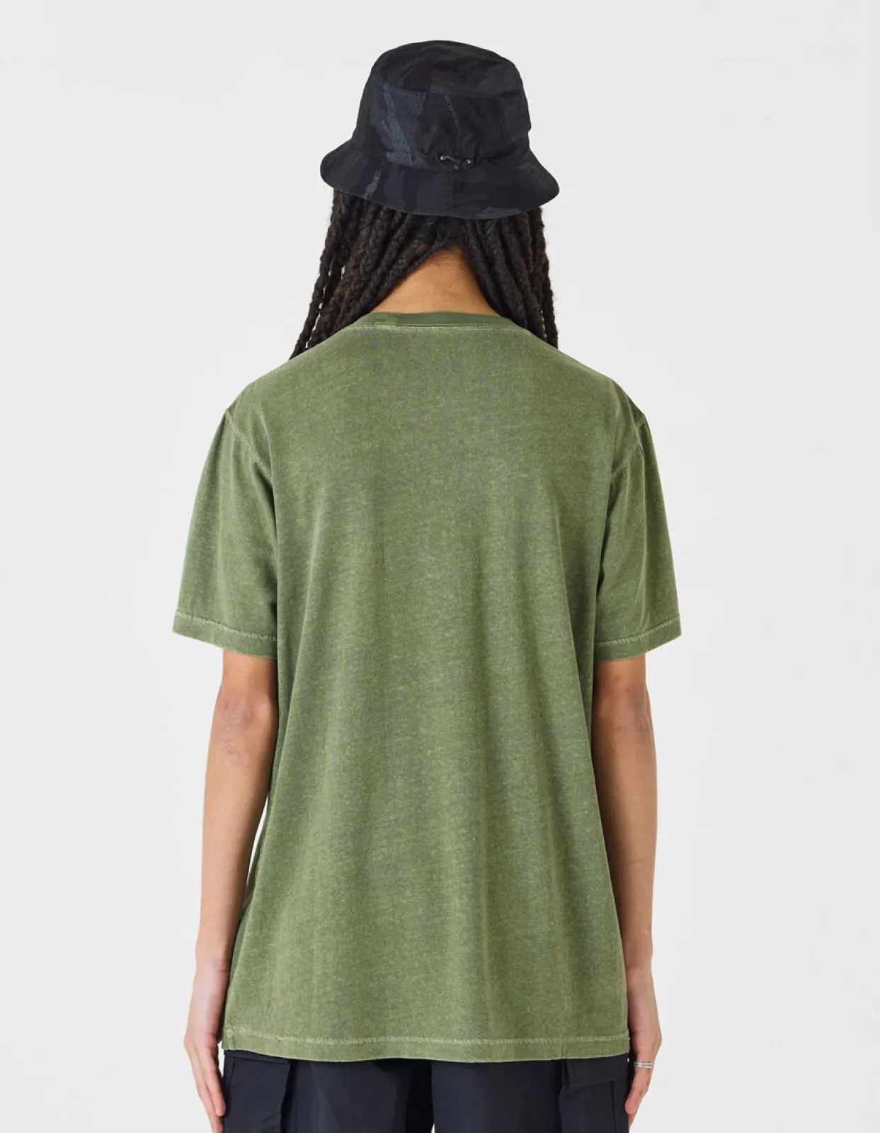 Short Sleeve T-Shirts*Maharishi 7021 Hemp Organic Pocket T-Shirt Olive Og-107F