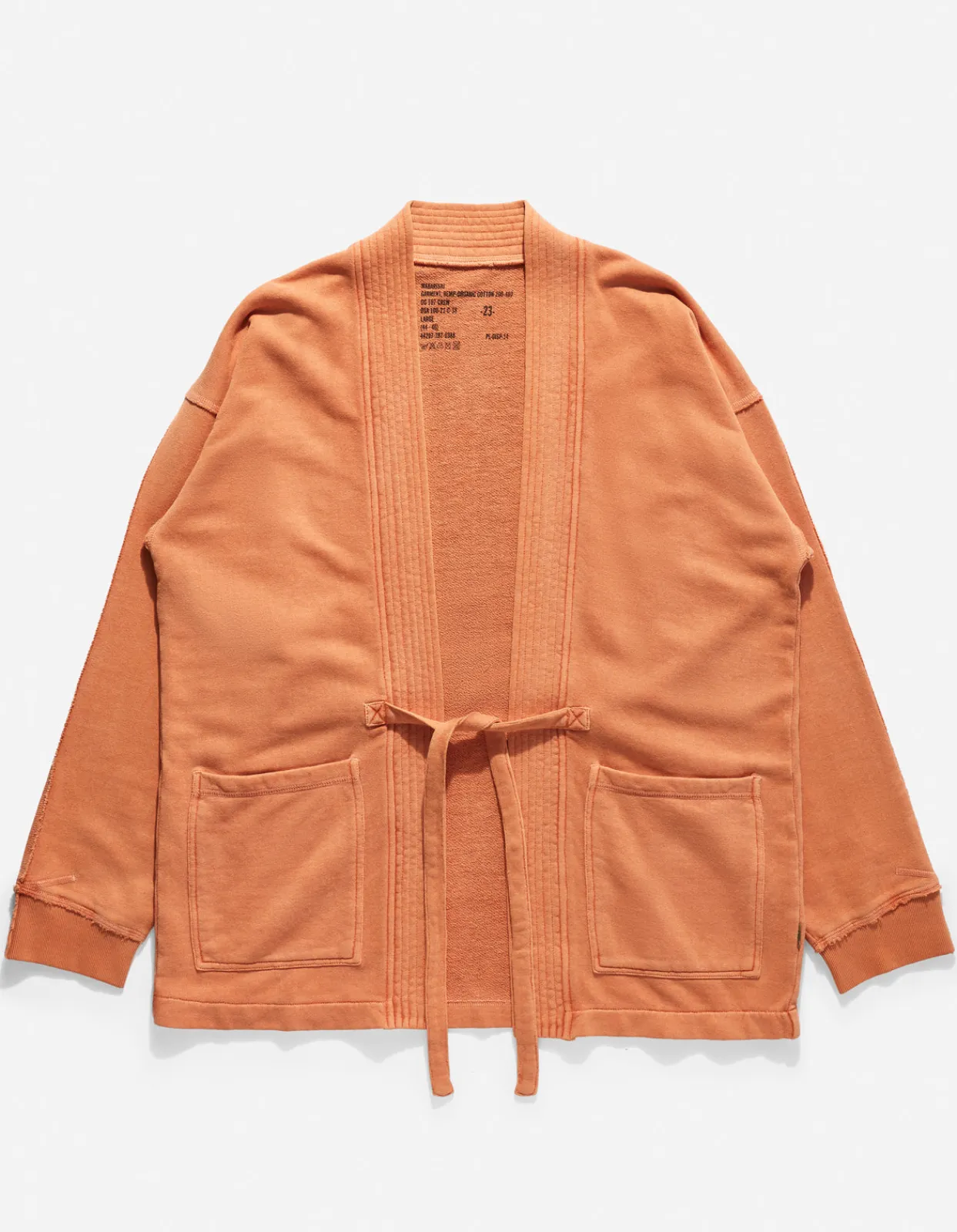 Kimonos*Maharishi 8012 Hemp Organic Sweat Kimono Rust