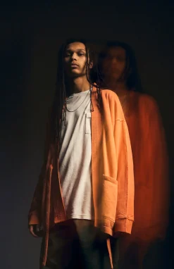 Kimonos*Maharishi 8012 Hemp Organic Sweat Kimono Rust
