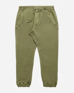 Sweatpants*Maharishi 8027 Hemp Organic Sweatpants Olive Og-107F