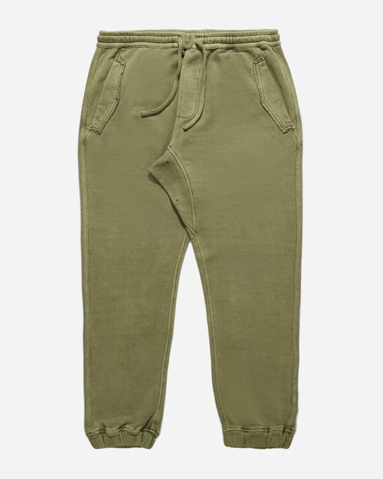 Sweatpants*Maharishi 8027 Hemp Organic Sweatpants Olive Og-107F