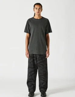 Short Sleeve T-Shirts*Maharishi 4031 Hemp Organic T-Shirt Black Blk-108F