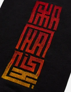 Sweatpants*Maharishi 1082 Hikeshi Embroidered Sweatpants Black