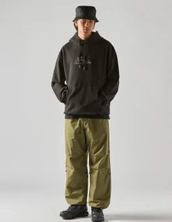 Hooded Sweats*Maharishi 4502 Invisible Warrior Hooded Sweat Black