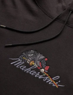 Hooded Sweats*Maharishi 4502 Invisible Warrior Hooded Sweat Black